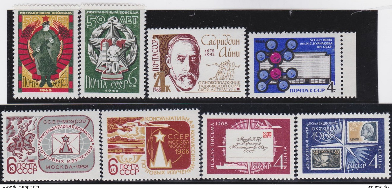 Russland     ,   Yvert      .    8 Marken    .     **  .     Postfrisch   .    /   .   MNH - Neufs