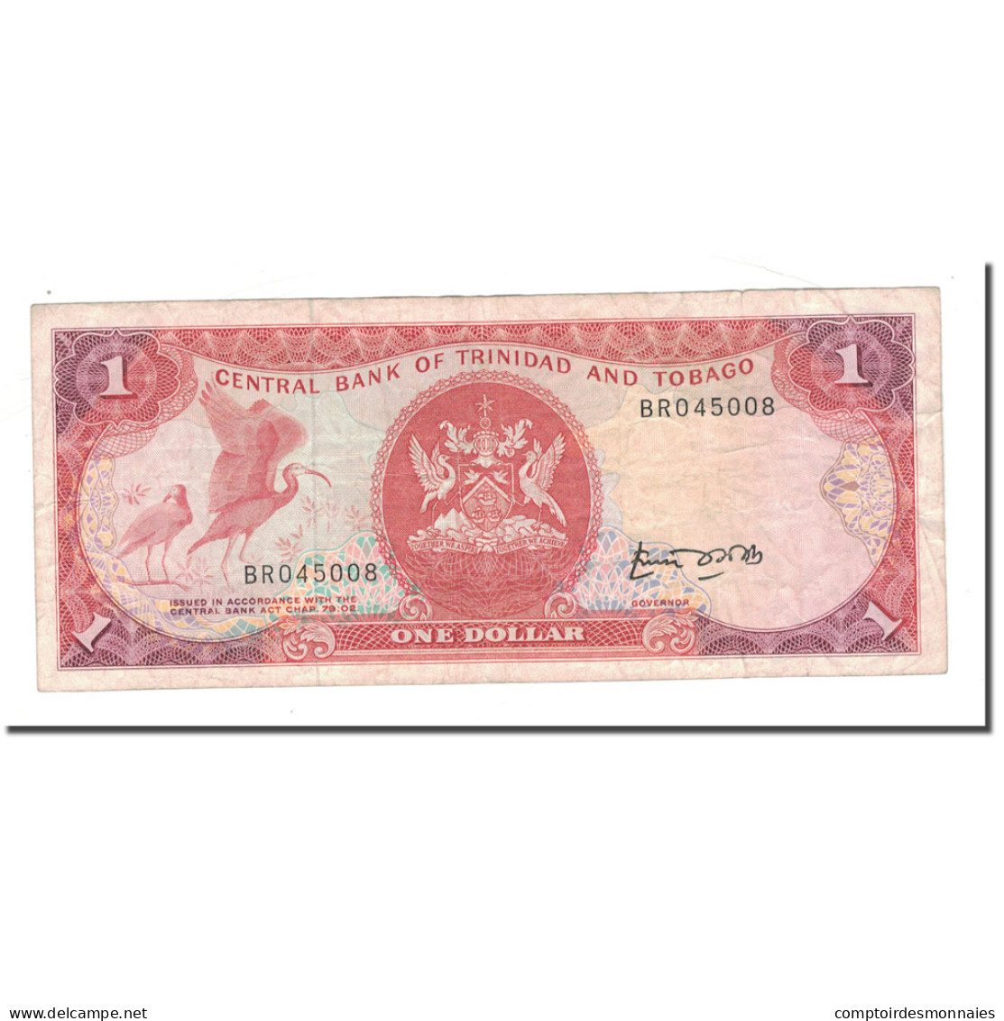 Billet, Trinidad And Tobago, 1 Dollar, KM:36a, B - Trinidad En Tobago