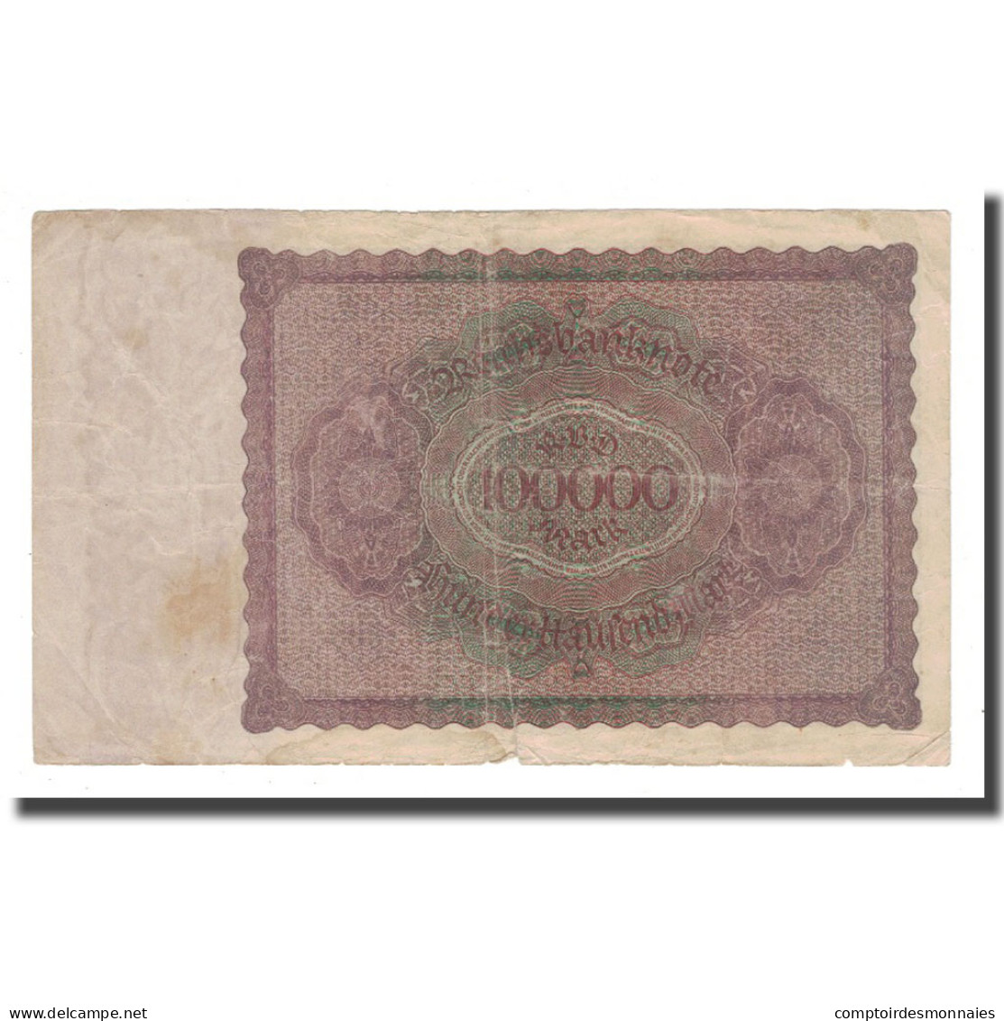 Billet, Allemagne, 100,000 Mark, 1923, 1923-02-01, KM:83a, B+ - 100000 Mark