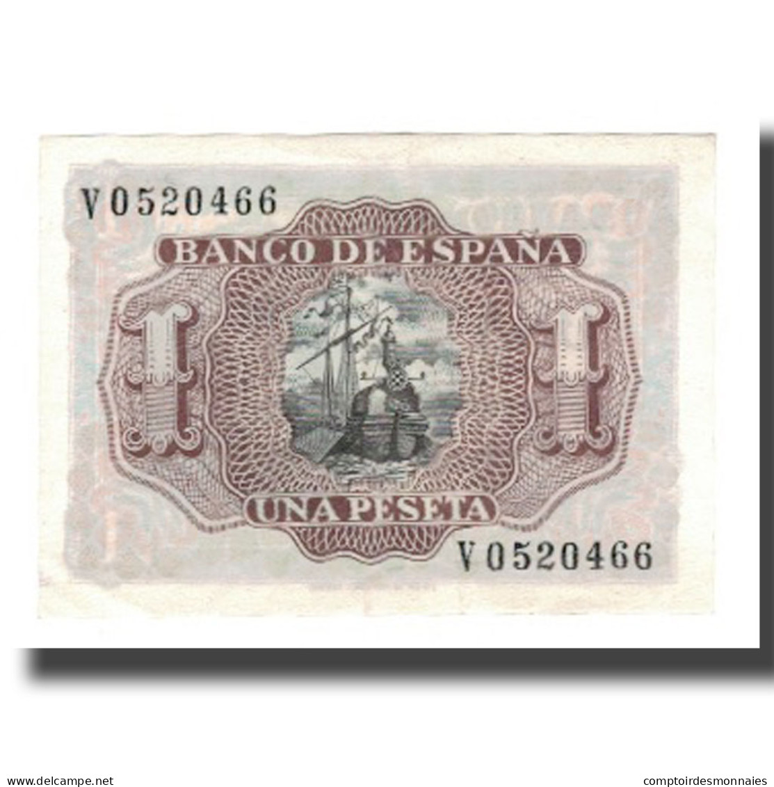 Billet, Espagne, 1 Peseta, 1953, 1953-07-22, KM:144a, SPL - 1-2 Pesetas