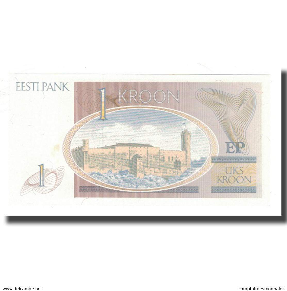 Billet, Estonia, 1 Kroon, 1992, KM:69a, SUP - Estonie