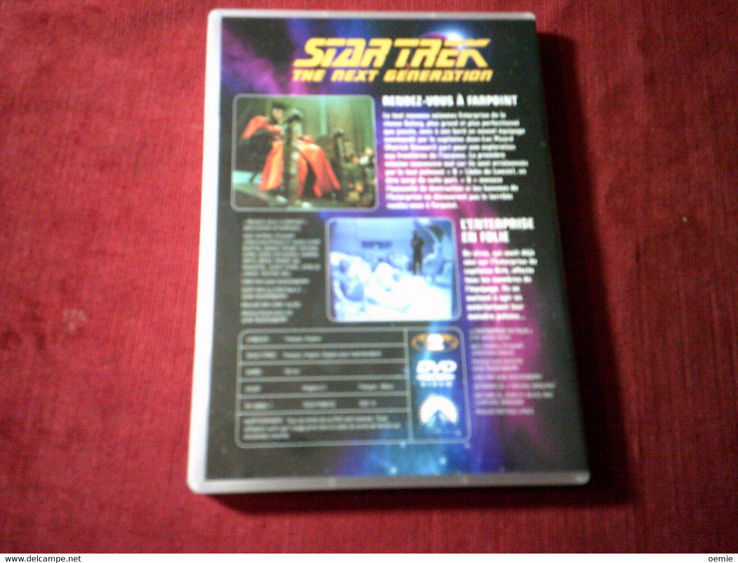 COLLECTION    STAR  TREK  EN DVD   DE 1 A 15  EPISODES   EN 5 DVD - Konvolute