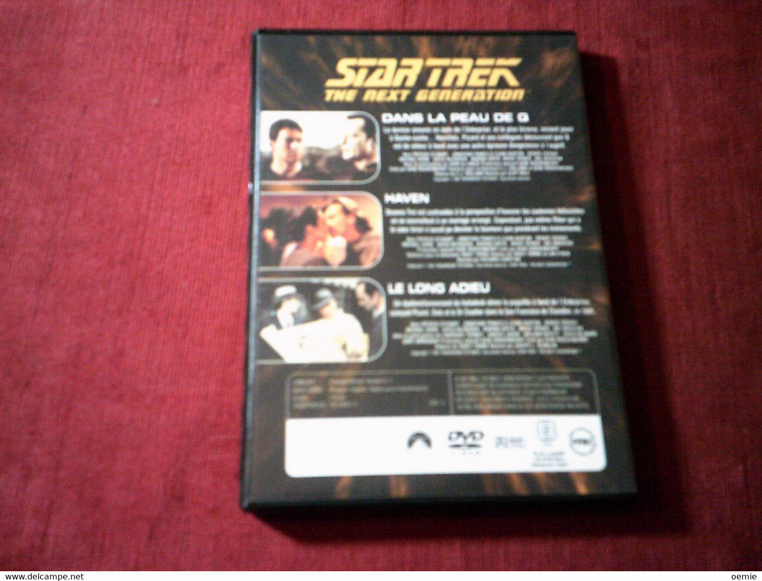 COLLECTION    STAR  TREK  EN DVD   DE 1 A 15  EPISODES   EN 5 DVD