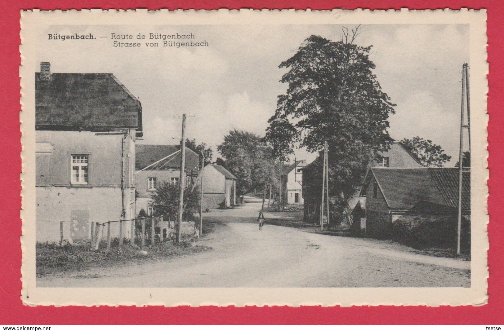 Bütgenbach - Strasse Von Bütgenbach / Route De Bütgenbach ( Voir Verso ) - Bütgenbach