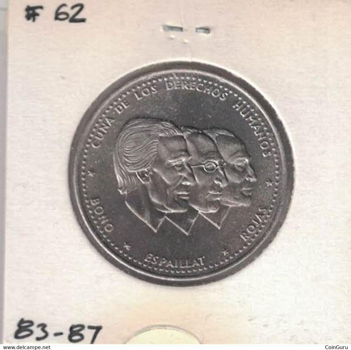 Dominicana 1/2 Peso 1983 UNC KM#62 - Dominikanische Rep.