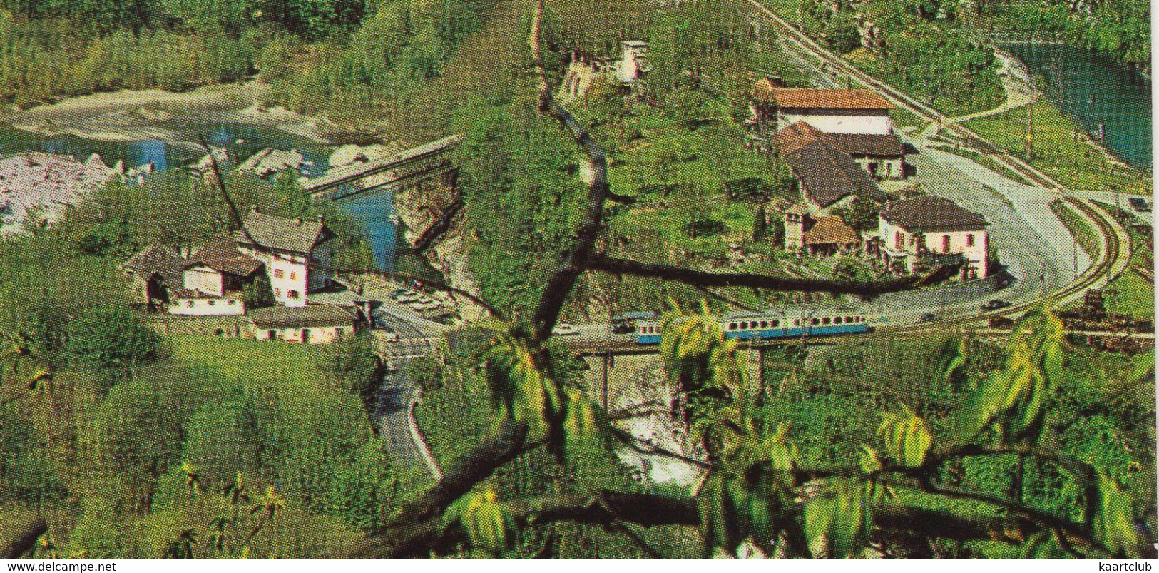 Ponte Brolla, Tegna, Verscia, Intragna - Terre Pedemontese - 1968 - (CH) - TRENO / TRAIN / TREIN / ZUG - Intragna