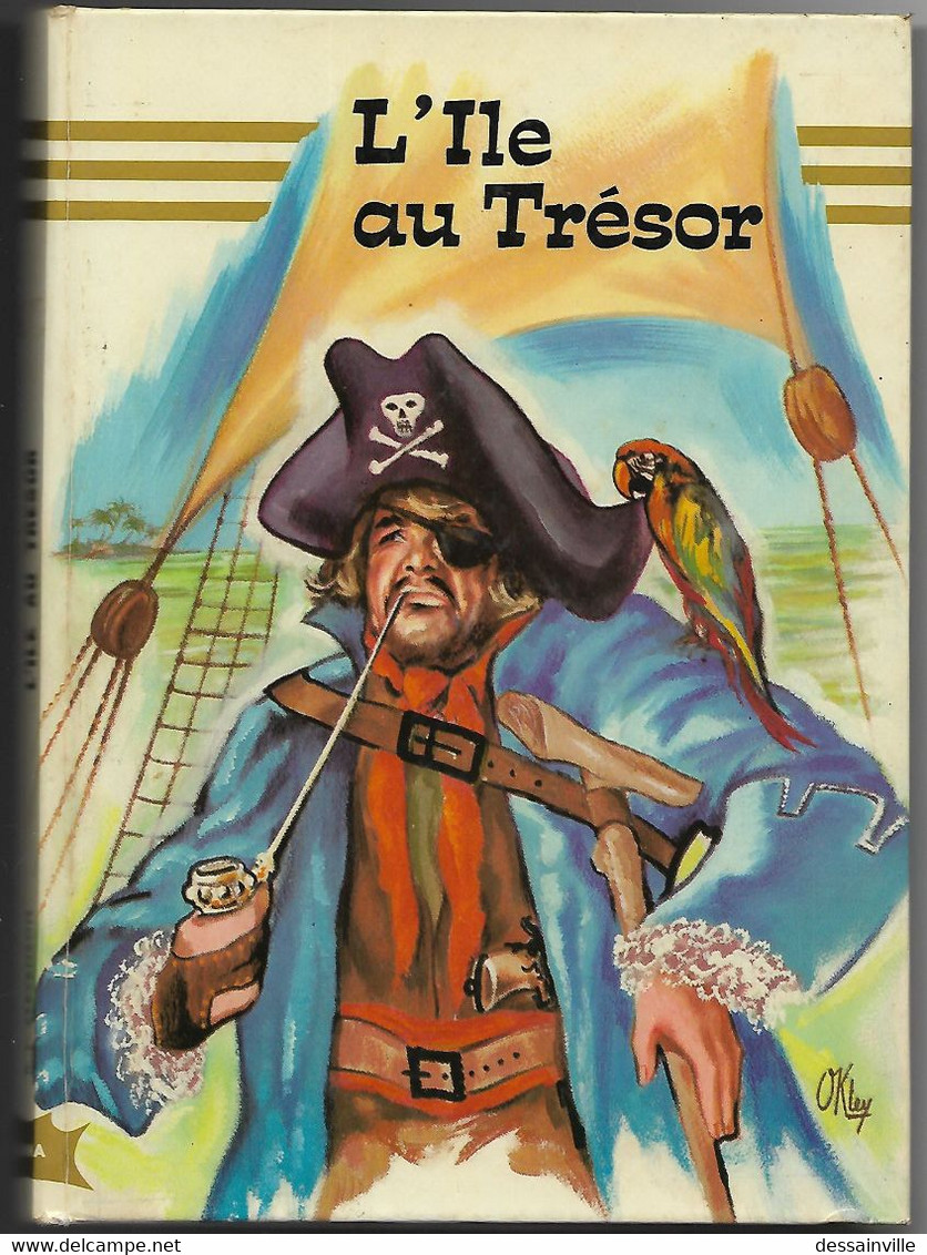 L'ÎLE AU TRESOR Par STEVENSON - Editions HEMMA - Bibliothèque De La Jeunesse