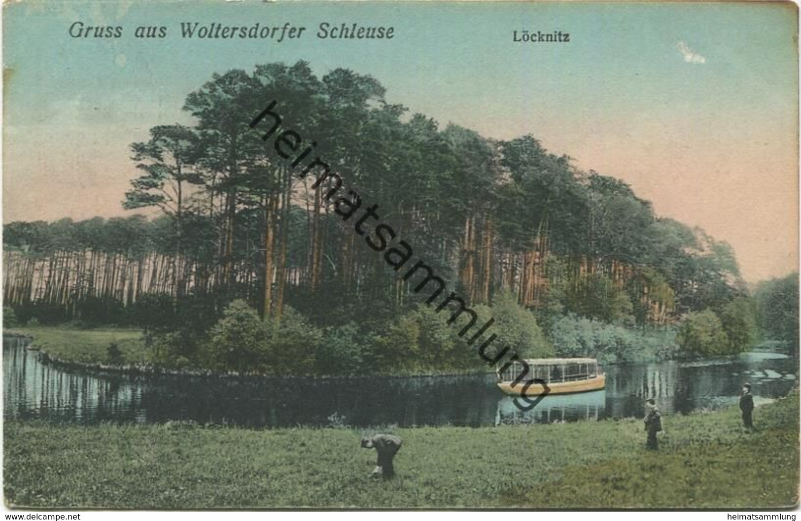 Wolterdorfer Schleuse - Löcknitz - Verlag Karl Dertz Woltersdorfer Schleuse Gel. 1910 - Woltersdorf
