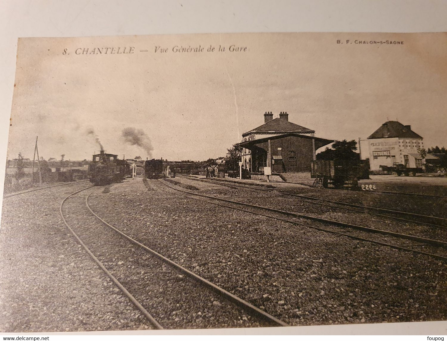 03 CHANTELLE VUE GENERALE DE LA GARE - Otros & Sin Clasificación