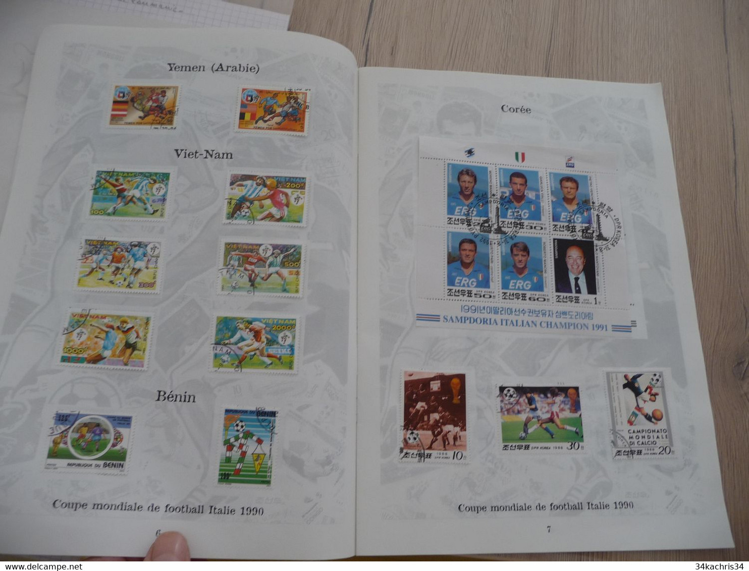 Football Coupe Du Monde Cahier Collector + De 170 TP Et 5 Blocs - Autres & Non Classés