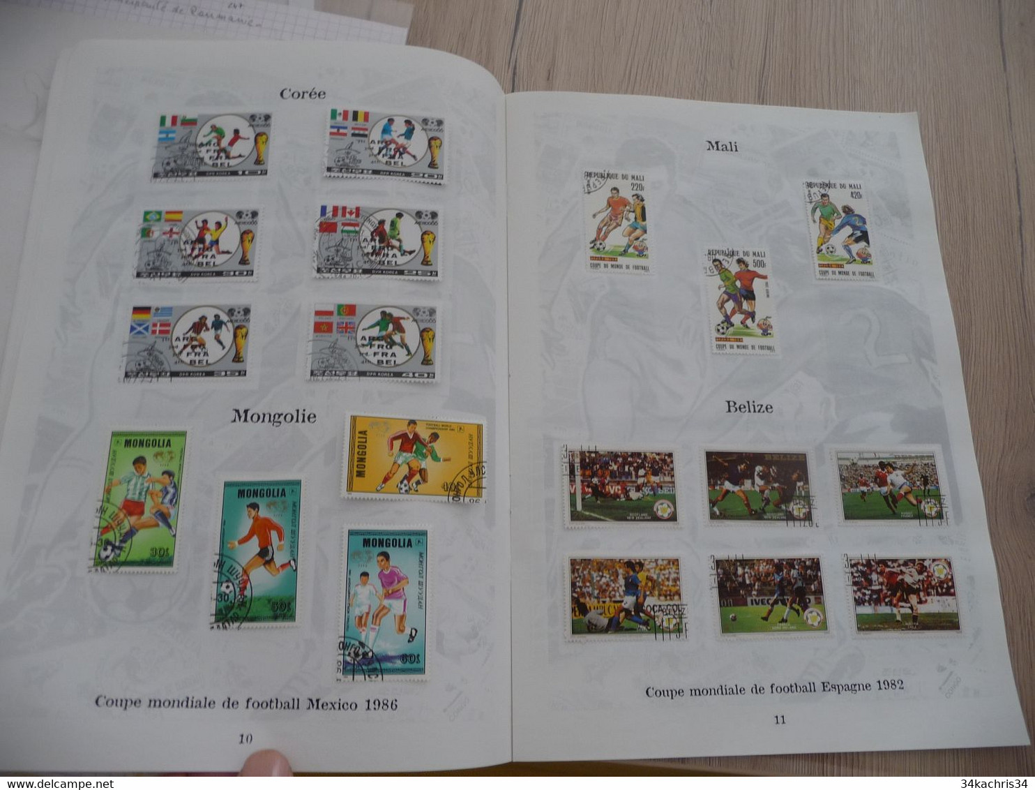 Football coupe du Monde cahier collector + de 170 TP et 5 blocs