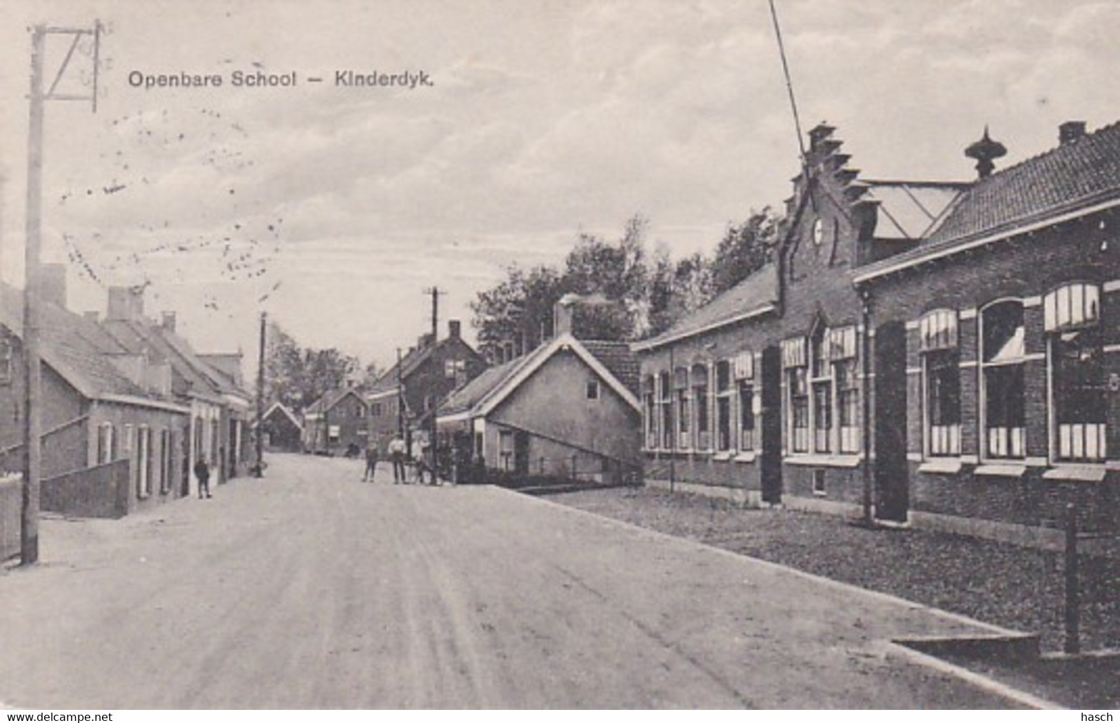 260465Kinderdijk, Openbare School. - Kinderdijk