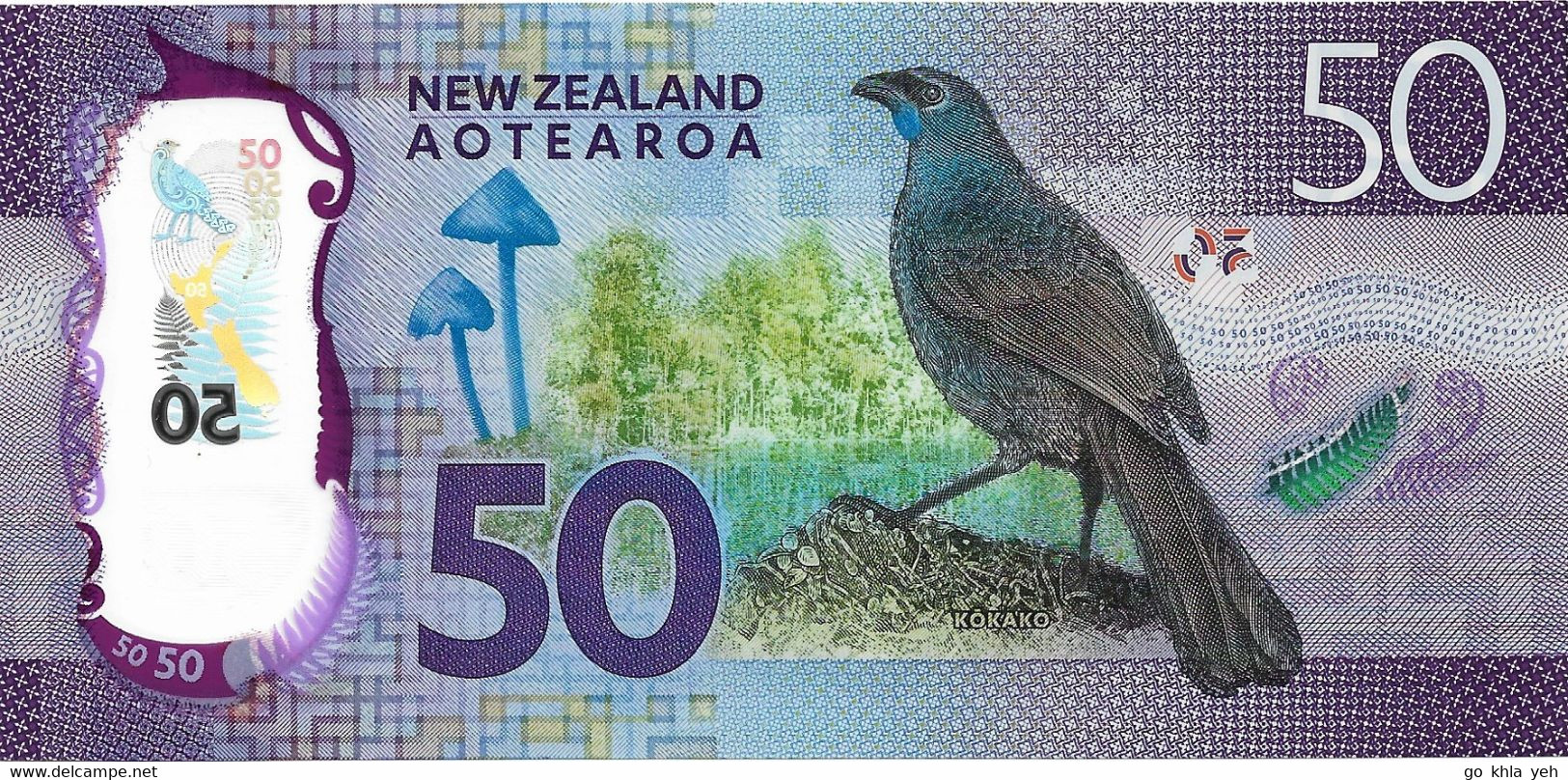 NOUVELLE-ZELANDE 2016 50 Dollar - P.194a Neuf UNC - Neuseeland