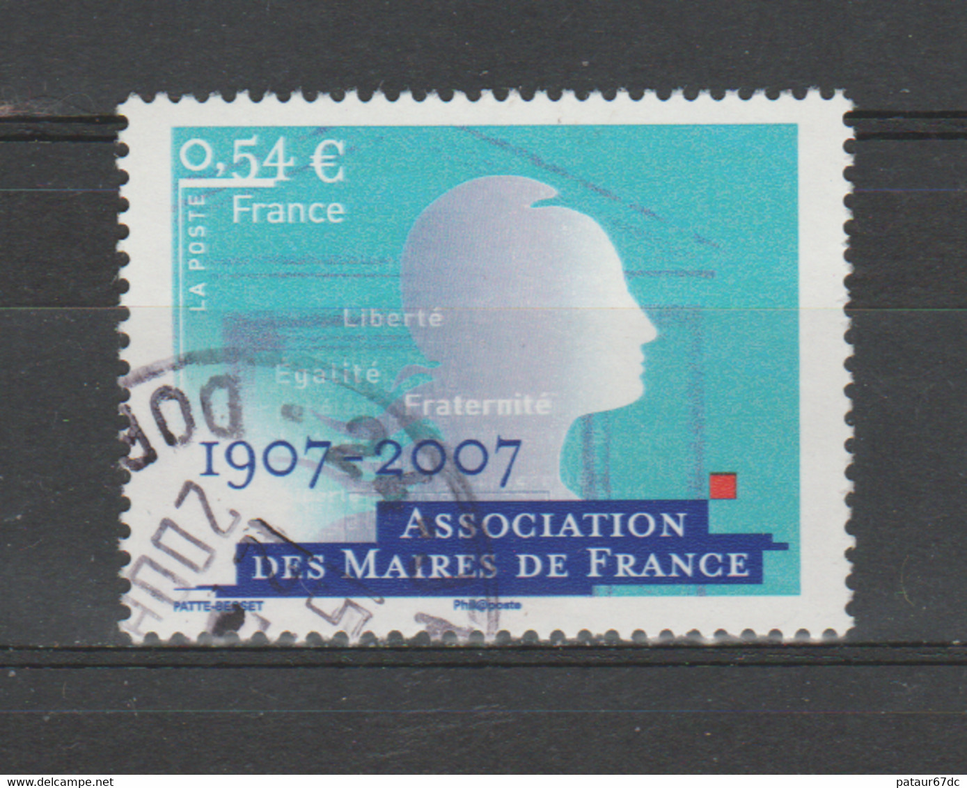 FRANCE / 2007 / Y&T N° 4077 : Association Des Maires De France - Choisi - Cachet Rond - Oblitérés