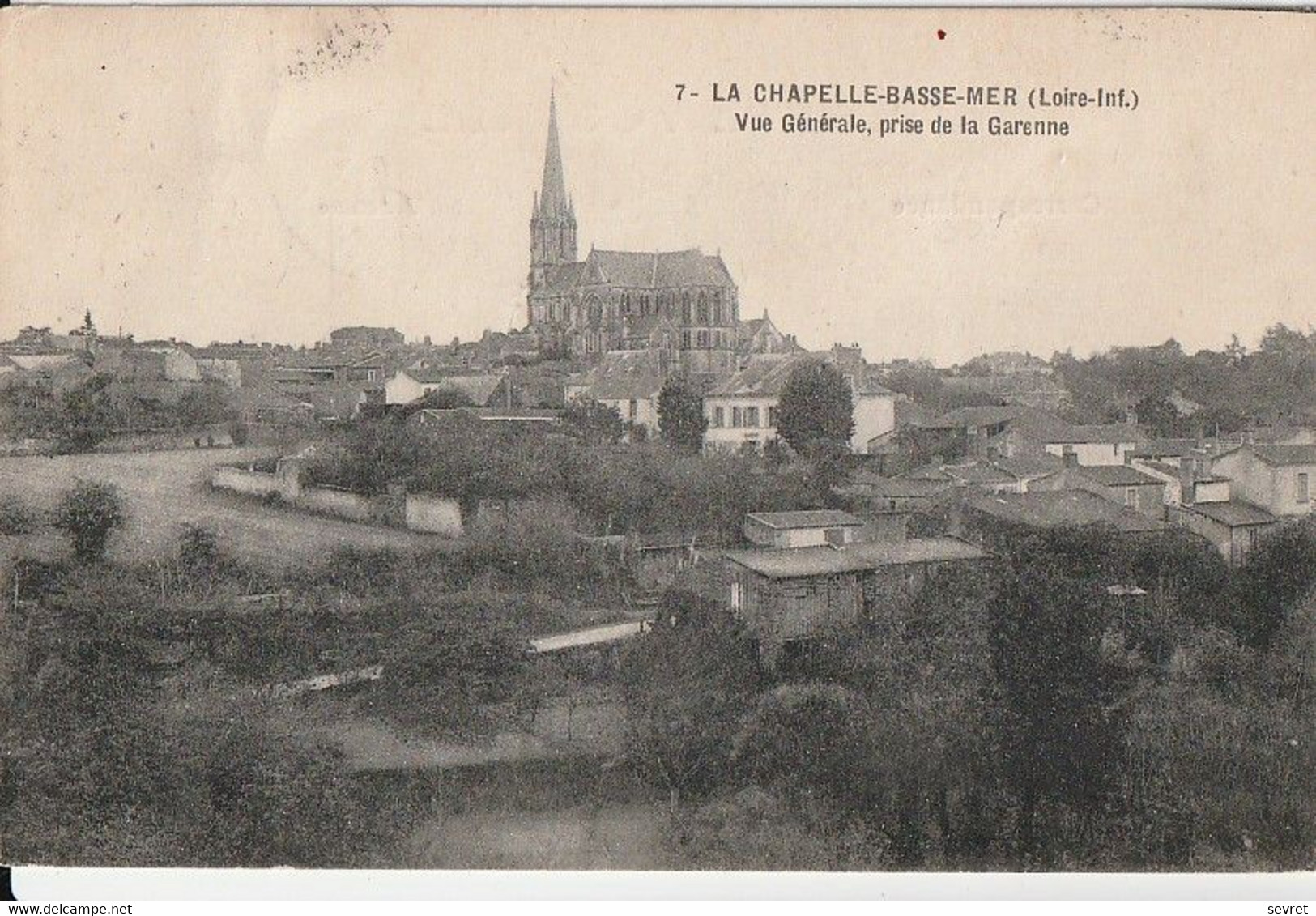 LA CHAPELLE BASSE MER. - Vue Générale , Prise De La Garenne - La Chapelle Basse-Mer