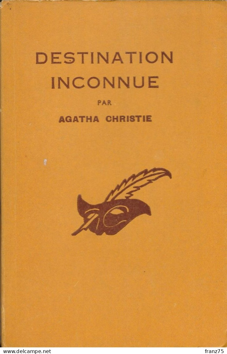 Destination Inconnue--A.CHRISTIE-Le Masque 1959--BE/TBE - Le Masque