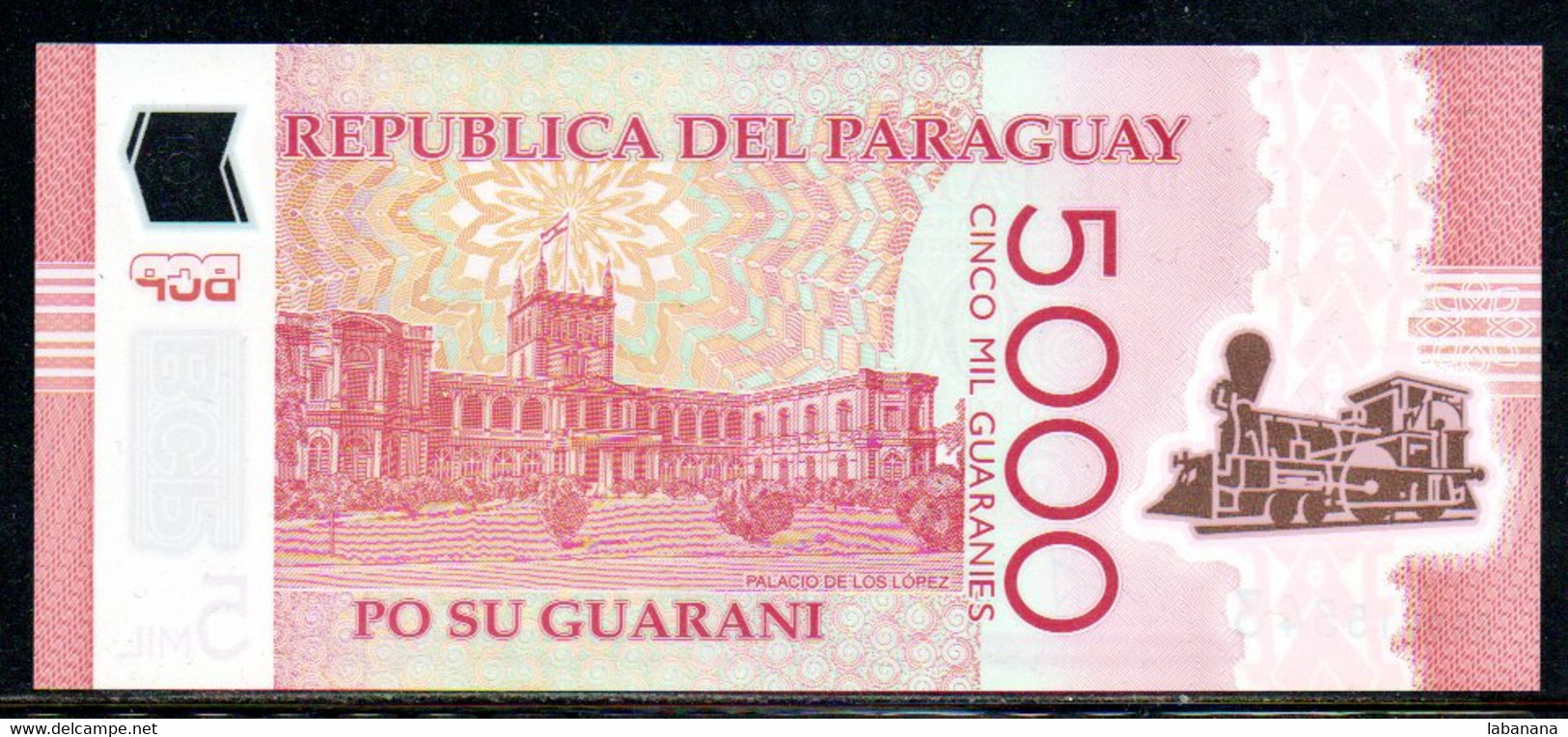 570-Paraguay Billet De 5000 Guaranies 2011 G004 Neuf - Paraguay