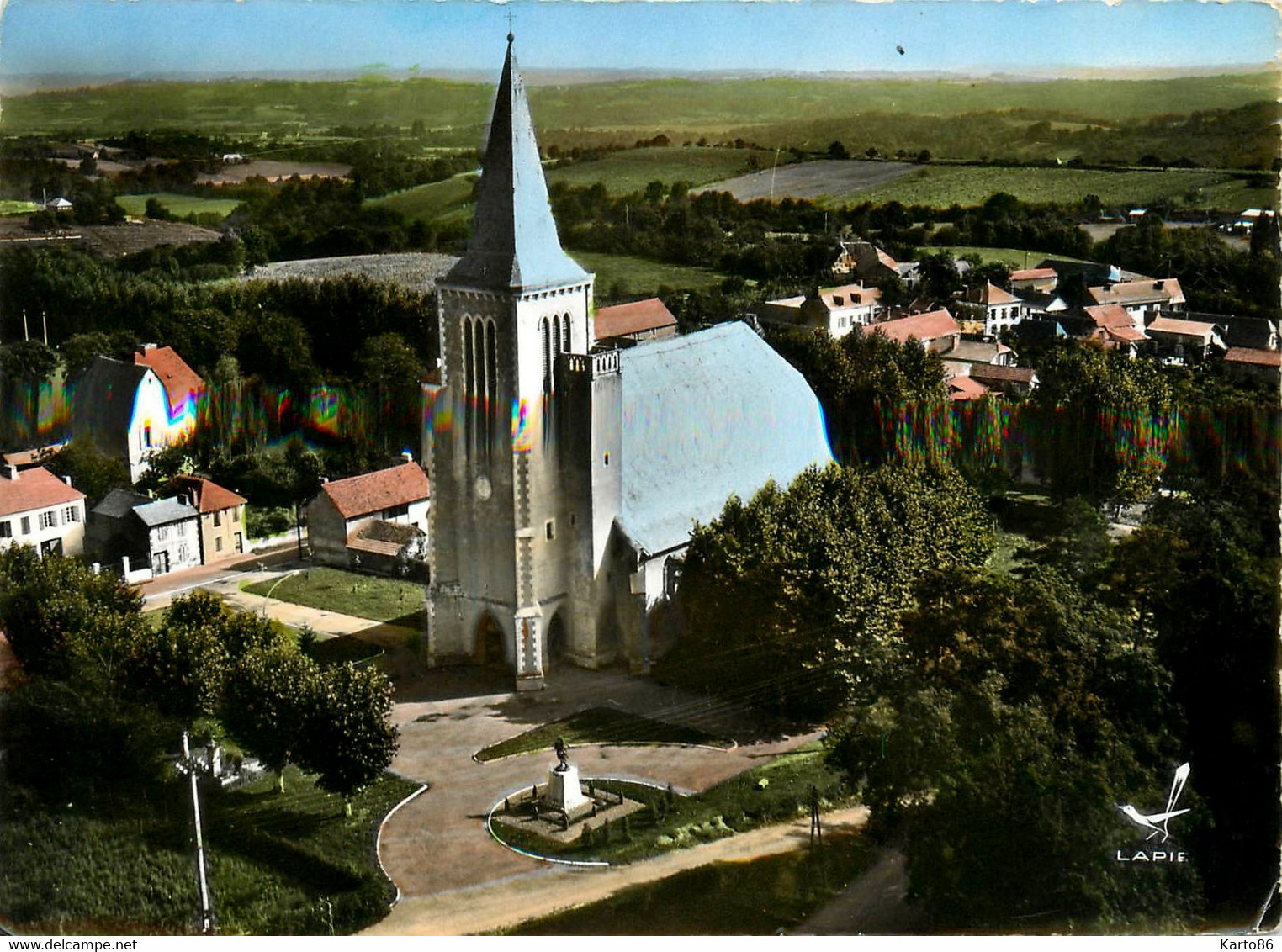 Lembeye * Vue Aérienne De L'église - Lembeye