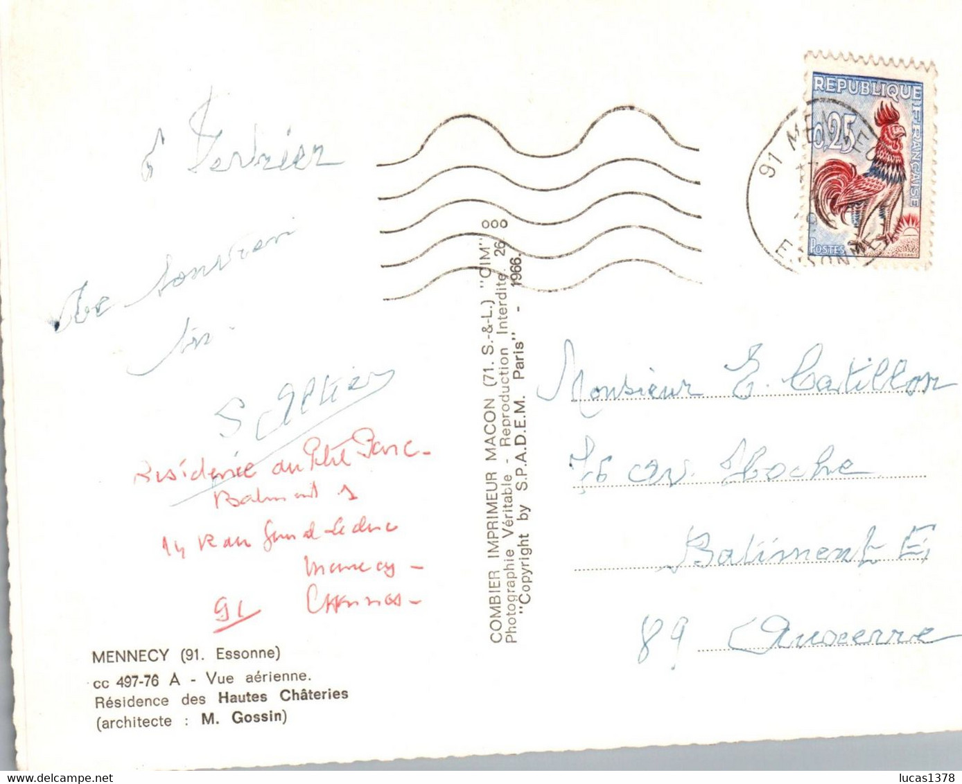 91 / MENNECY / VUE AERIENNE / RESIDENCE DES HAUTES CHATERIES - Mennecy