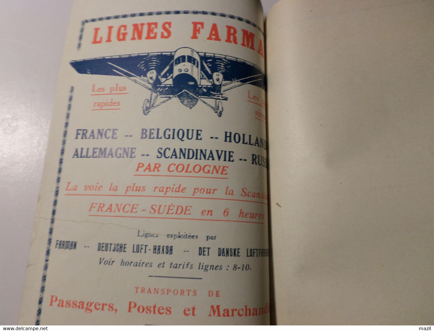 AVIATION :  Air Union : L 'Indicateur Aérien N°  74  1er Juin  1927 - Transport