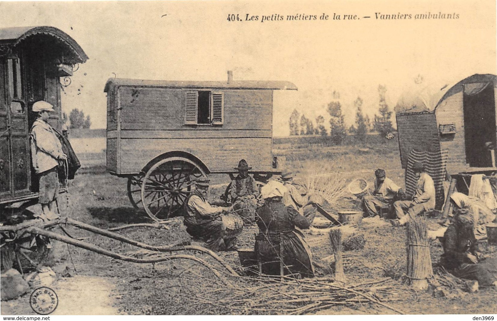 Editions Grand Bazar Tours N'404 - Les Petits Métiers De La Rue - Vanniers Ambulants - Cecodi N'1322 - Tours