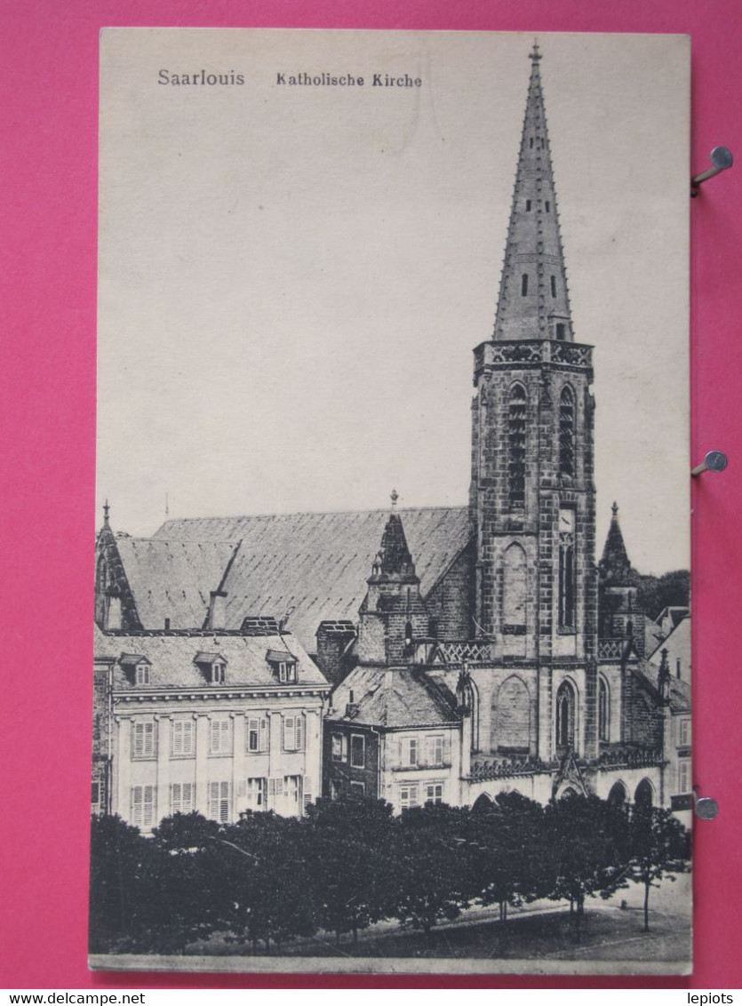 Visuel Très Peu Courant - Allemagne - Saarlouis - Katholische Kirche - R/verso - Kreis Saarlouis