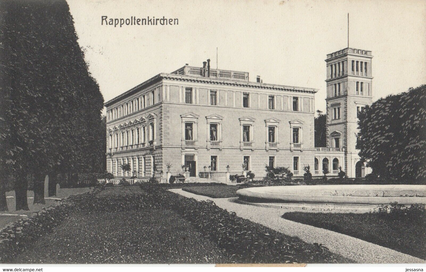 AK - NÖ - Schloss Rapplotenkirchen (Bez. Tulln) - Alter Schlosspark - 1908 - Tulln