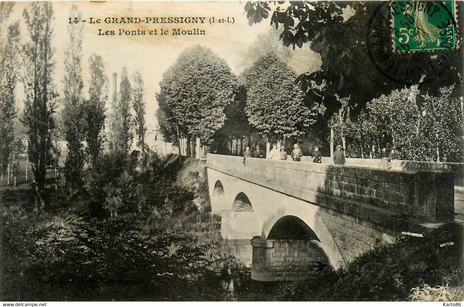 Le Grand Préssigny * Les Ponts Et Le Moulin - Le Grand-Pressigny