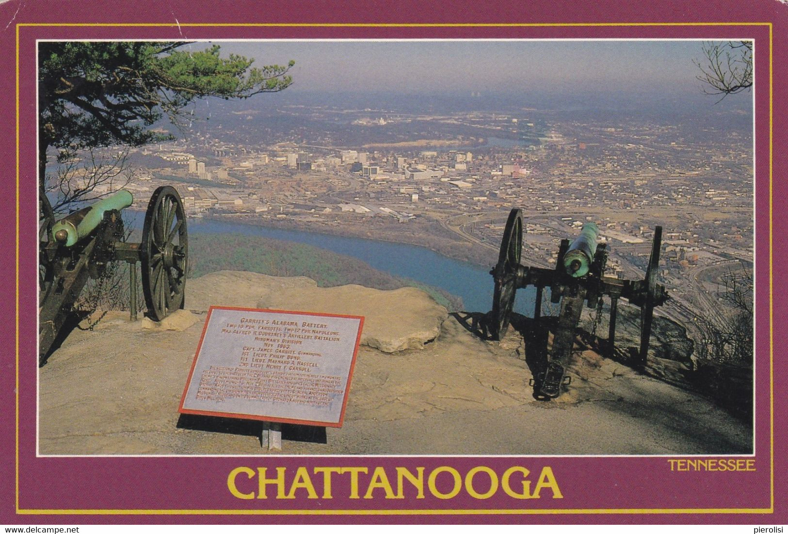 (ST716) - CHATTANOOGA (Tennessee) - Lookout Mountain Overlooks Chattanooga - Chattanooga