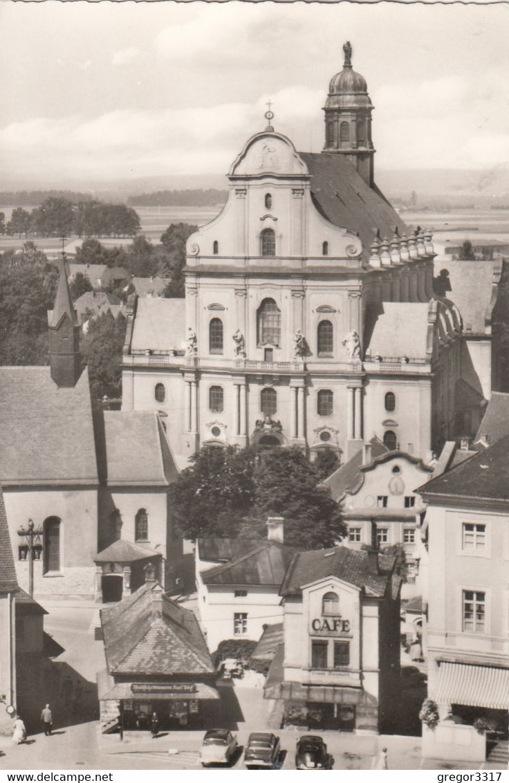 665) ALTÖTTING - Basilika U. Br. Konrad Kirche - KIOSK CAFE Und Alte AUTO DETAILS - Top !! - Altoetting