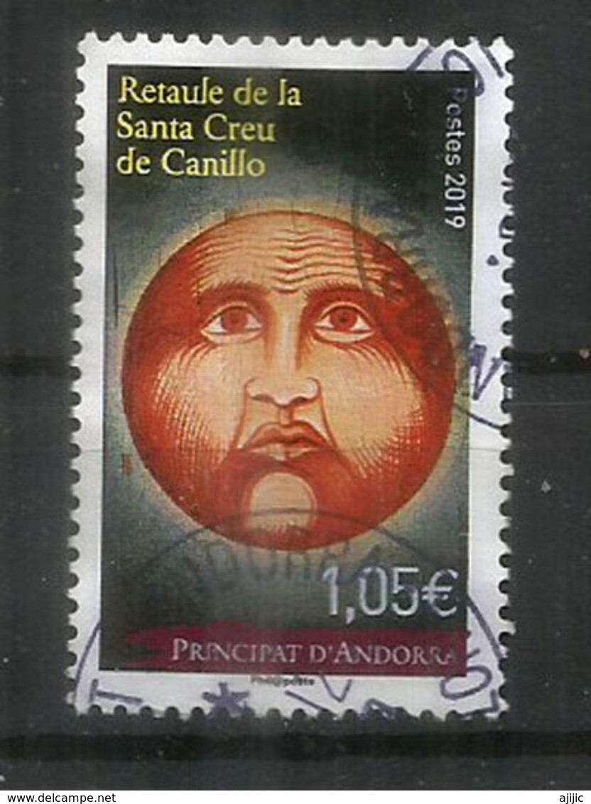 Noël 2019. Retable De La Sainte Croix. Église Sant Serni De Canillo. , Oblitéré, 1 ère Qualité - Used Stamps