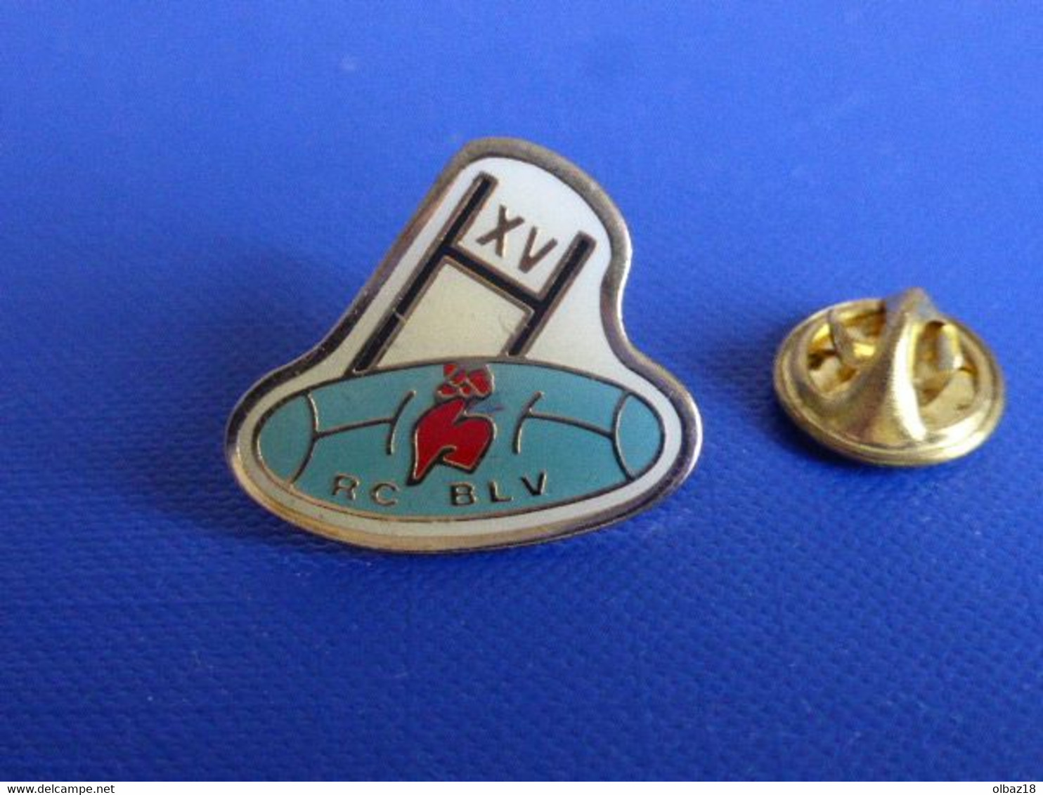 Pin's Rugby XV - RC BLV Bourg Les Valence ? - Coq Tricolore Sportif (PK69) - Rugby