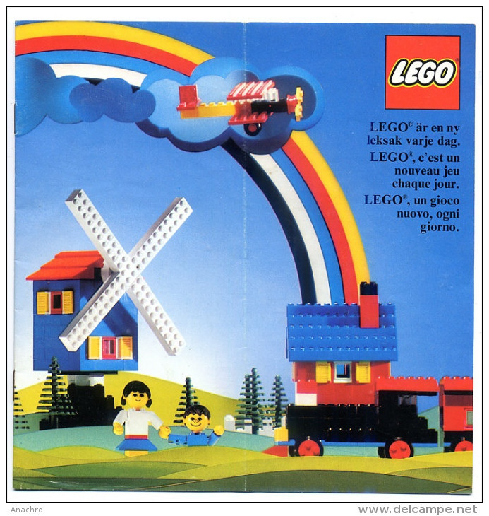 LEGO SYSTEM  1975 LEGOLAN Dépliant  16 Pages Constructions Et Accessoires Pièces / Voir SCAN PHOTOS - Catálogos