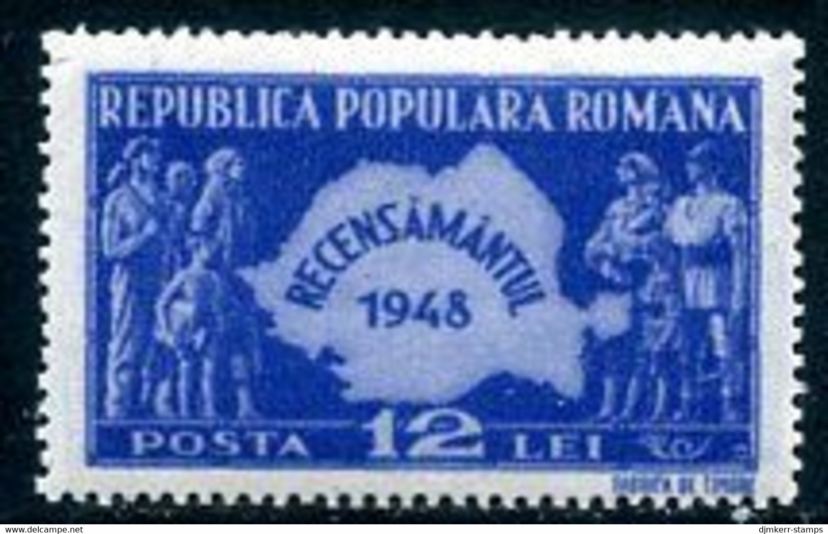 ROMANIA 1948 National Census  MNH / **. Michel 1093 - Nuevos