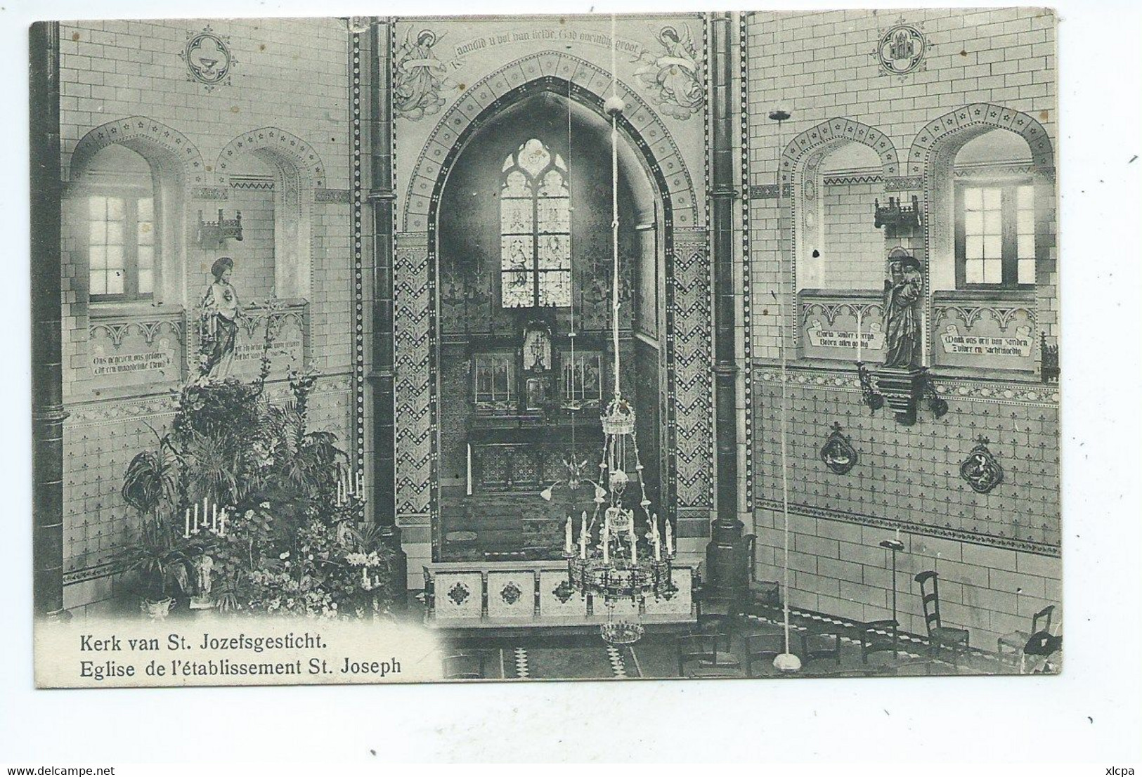 CPA TESSENDERLO TESSENDERLOO KERK VAN ST JOZEFSGESTICHT EGLISE DE L'ETABLISSEMENT ST JOSEPH - Tessenderlo