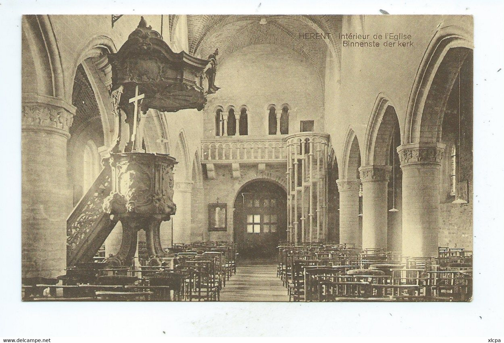 Herent Intérieur De L'Eglise Binnenste Der Kerk - Herent