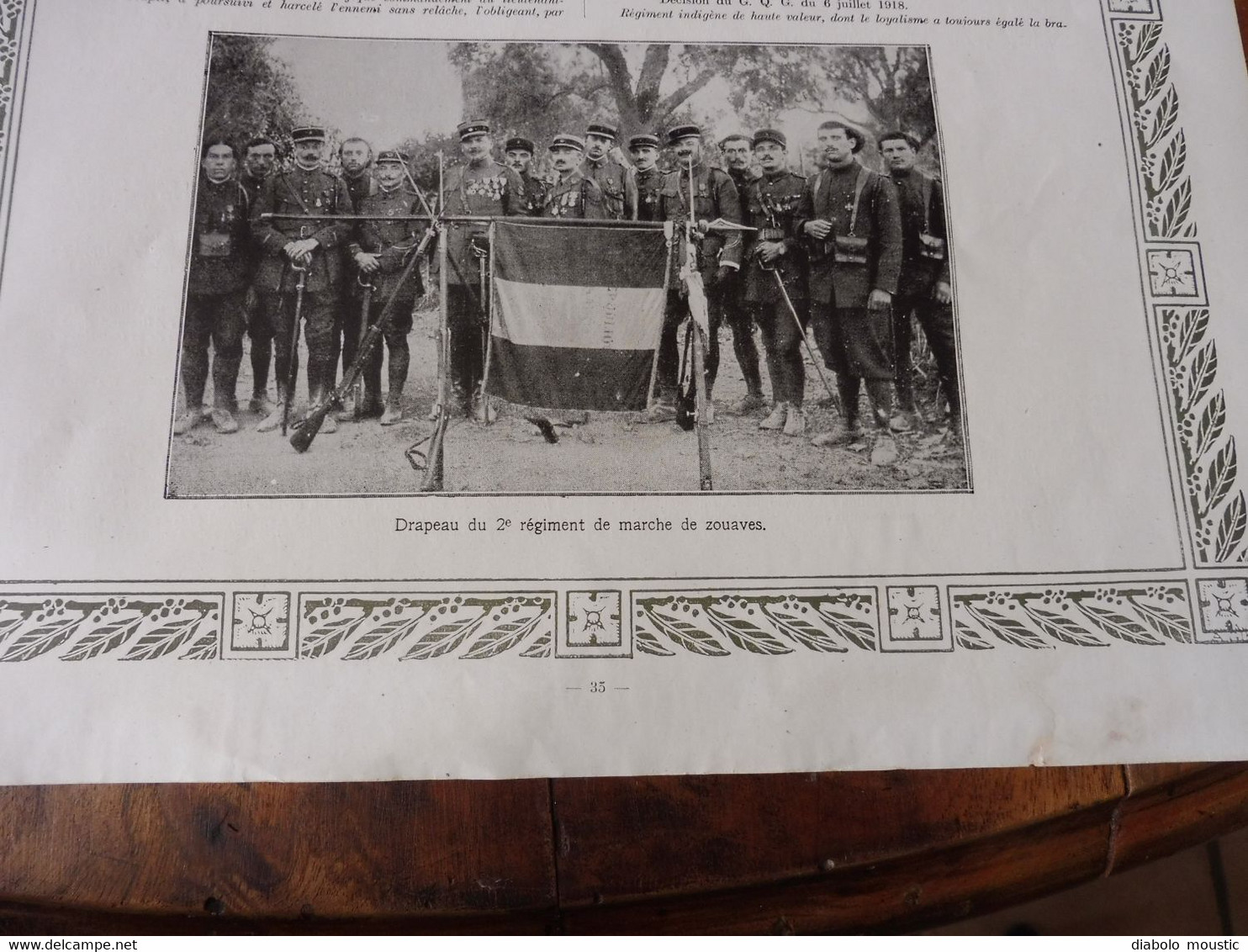 1914-18     " Les Fourragères "   : LES ZOUAVES ET LES TIRAILLEURS,  L'INFANTERIE LEGERE D'AFRIQUE