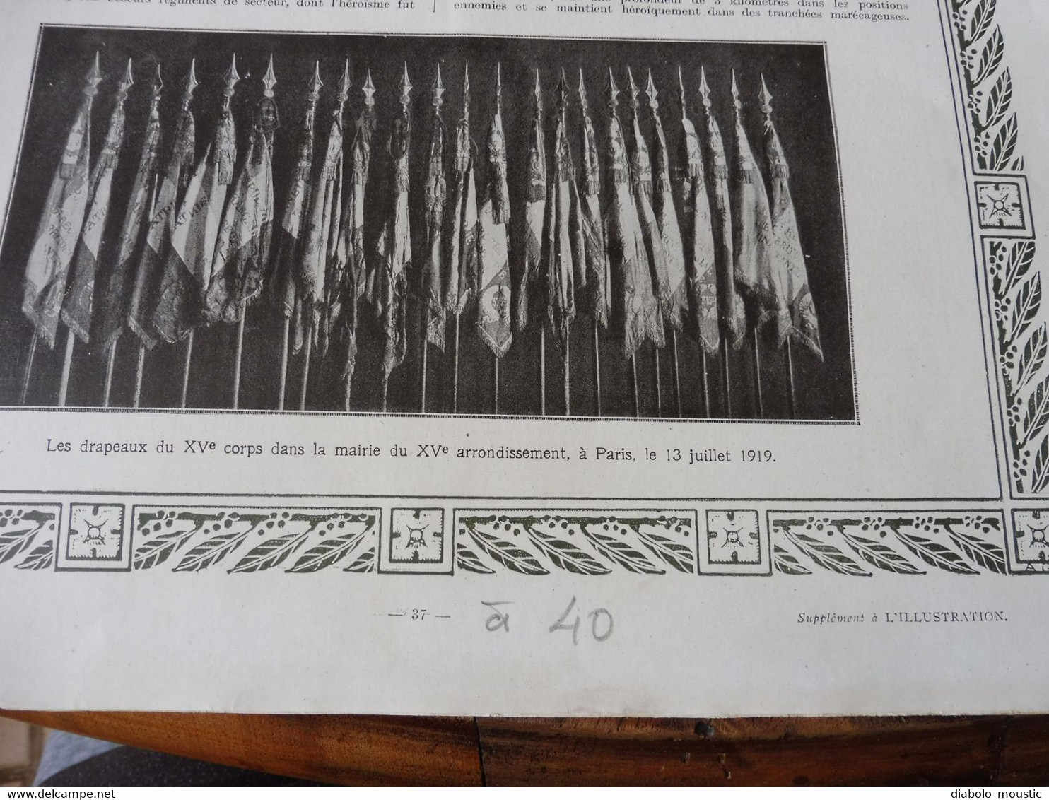 1914-18     " Les Drapeaux"   : L'INFANTERIE  Les Régiments Des (1er, 8e, 12e,18e, 21e,22e,30e,32e,34e, 35e,42e,44e,49e) - Flaggen