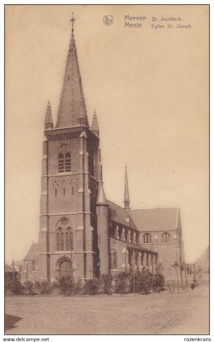 Menin Menen Meenen St. Jozefkerk. Eglise St. Joseph (In Zeer Goede Staat) - Menen