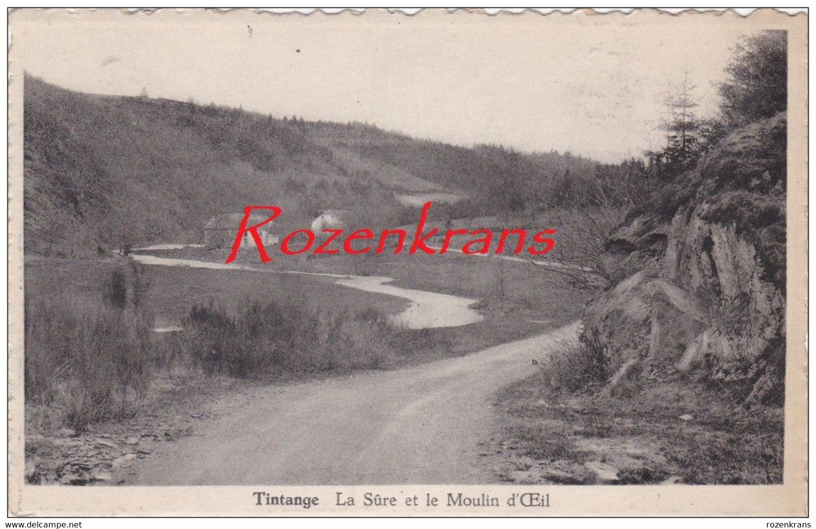 TINTANGE  FAUVILLERS La Sure Et Le Moulin D' Oeil Gekarteld (en Très Bon état) - Fauvillers