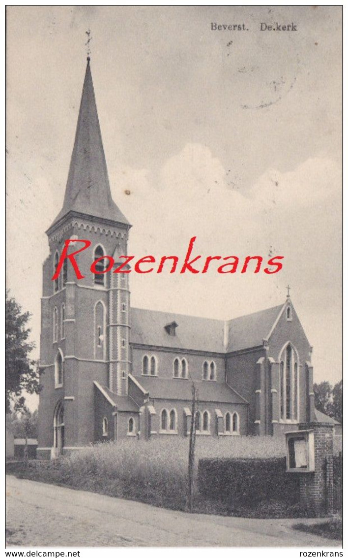 Bilzen 1913 Beverst De Kerk Zeldzaam Limburg Haspengouw - Bilzen