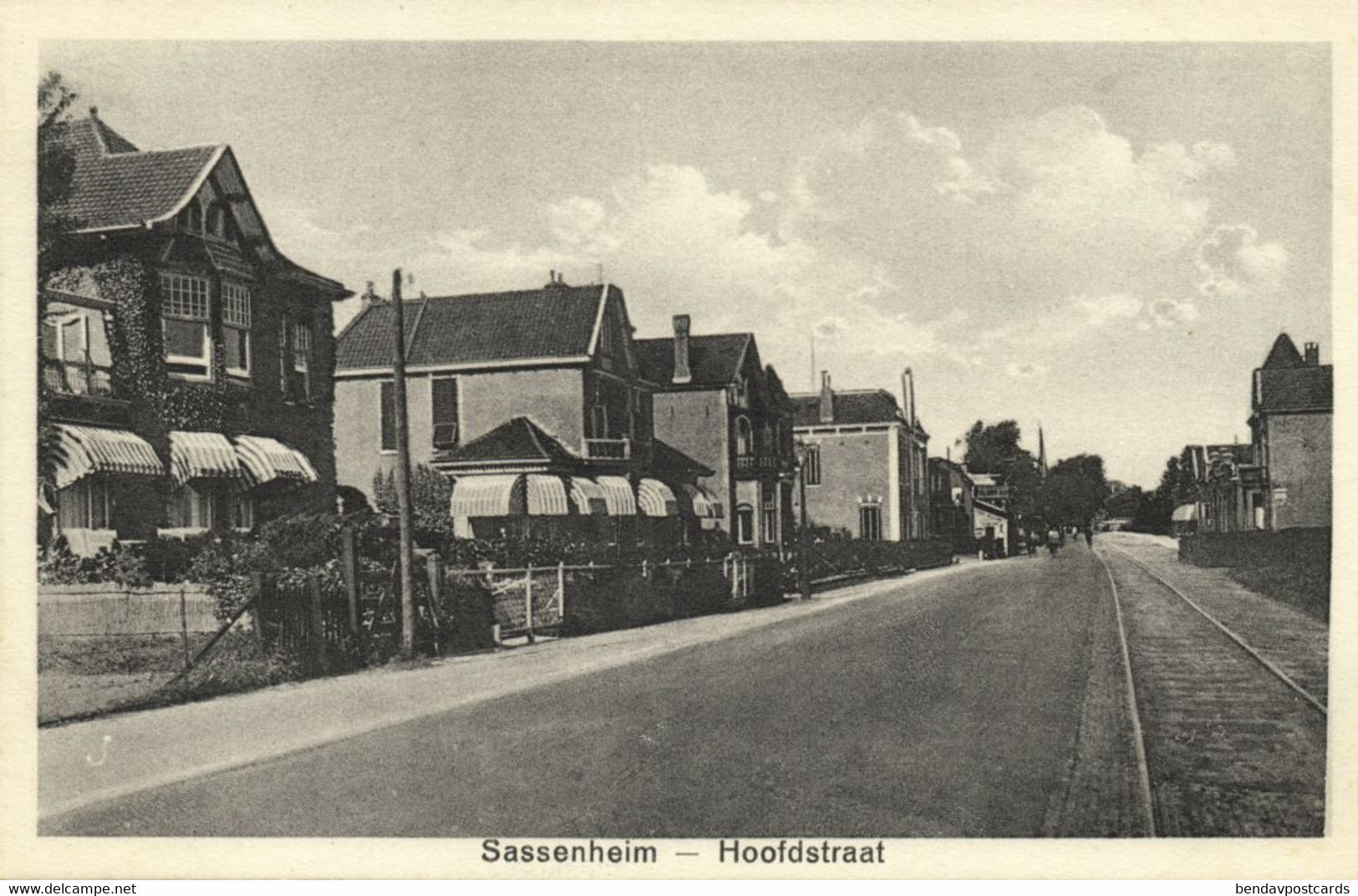 Nederland, SASSENHEIM, Hoofdstraat (1910s) Ansichtkaart - Sassenheim