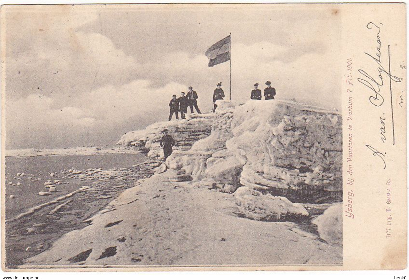 Workum IJsberg Winter 1901 AF338 - Workum