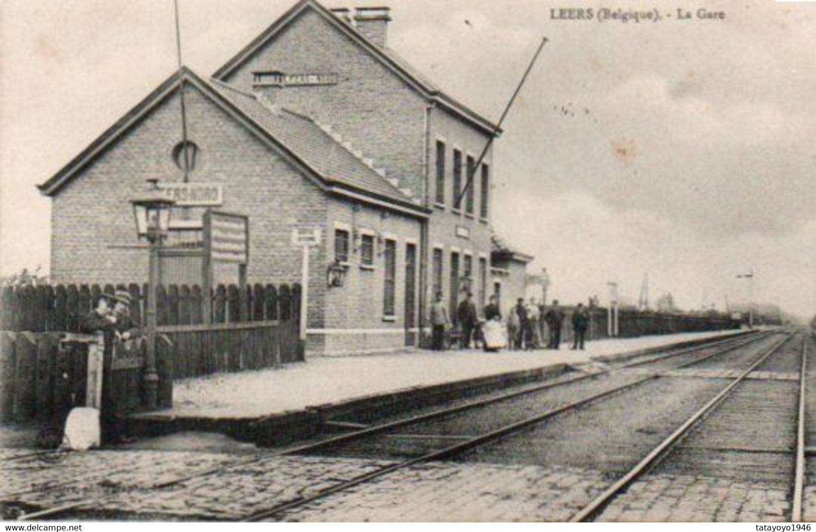 Leers Nord La Gare Bien Animée N'a Pas Circulé - Estaimpuis