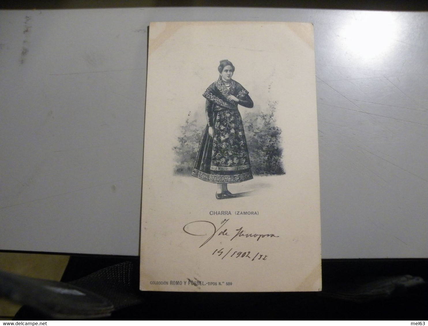 A478 . CPA. ESPAGNE.. CHARRA (ZAMORA). Beau Plan Animé. écrite & Voyagée 1902 - Zamora