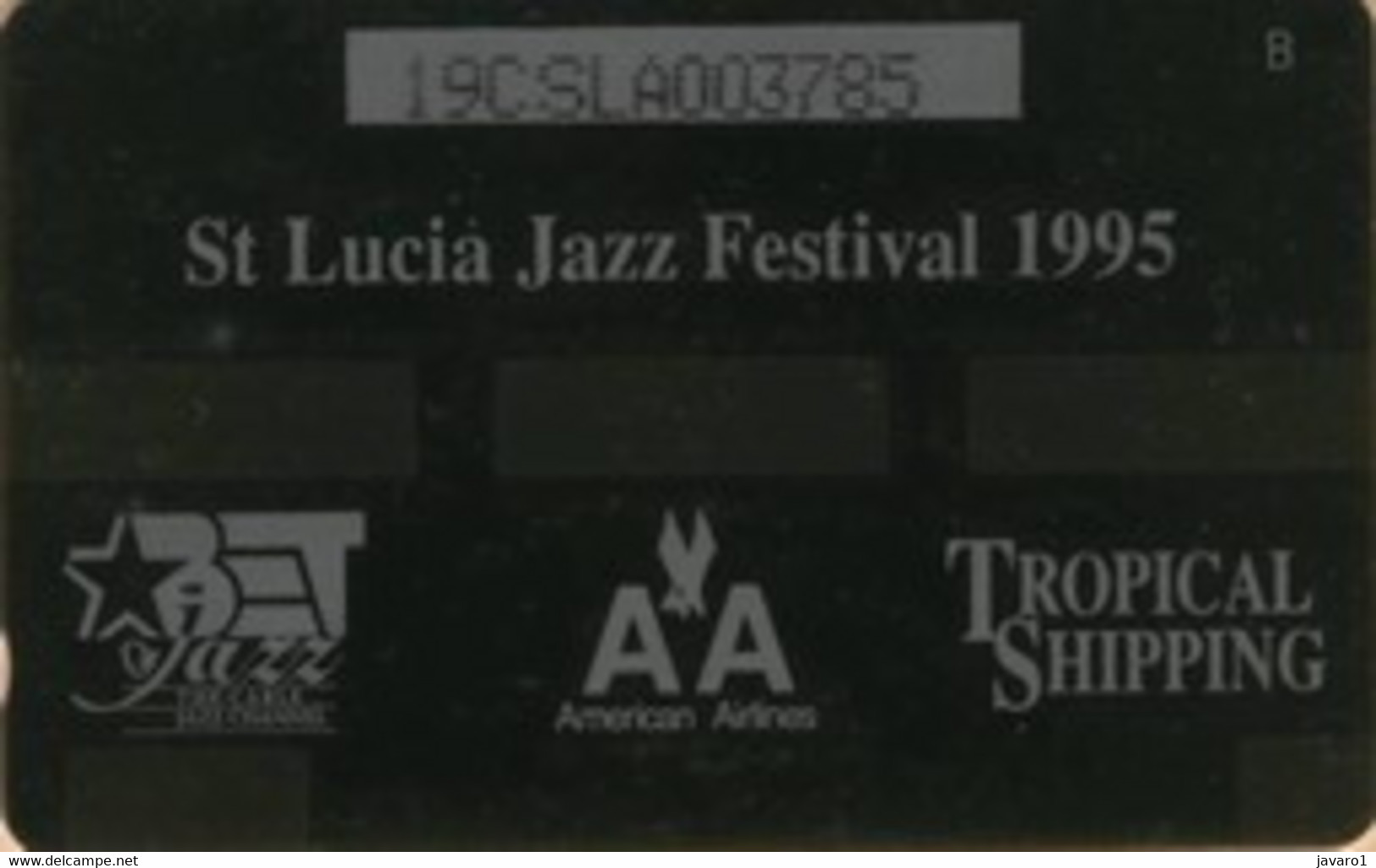 STLUCIA : 019A EC$20 Jazz Festival 1995 USED - Sainte Lucie