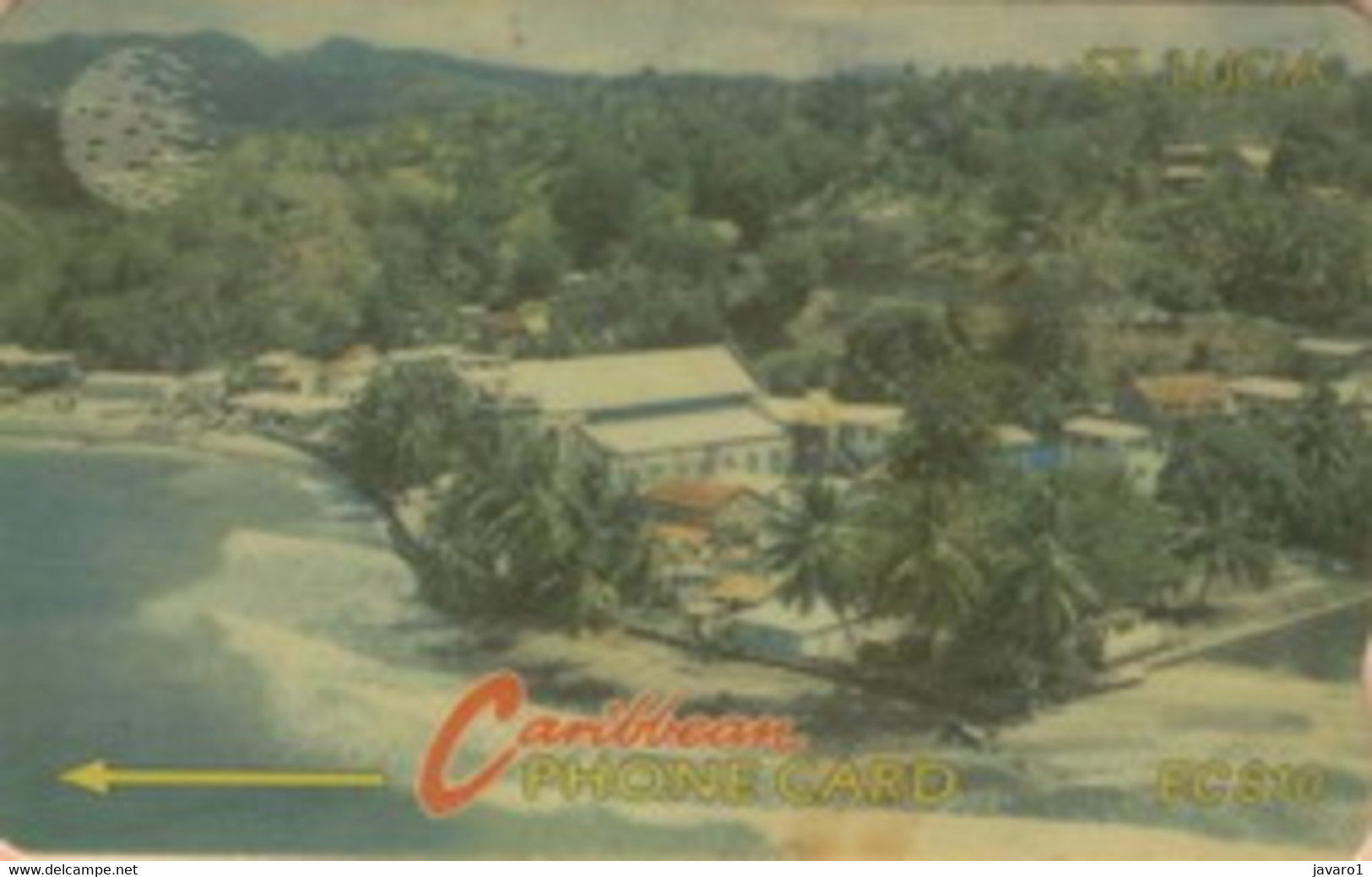 STLUCIA : 013B EC$10 View Village USED - Sainte Lucie