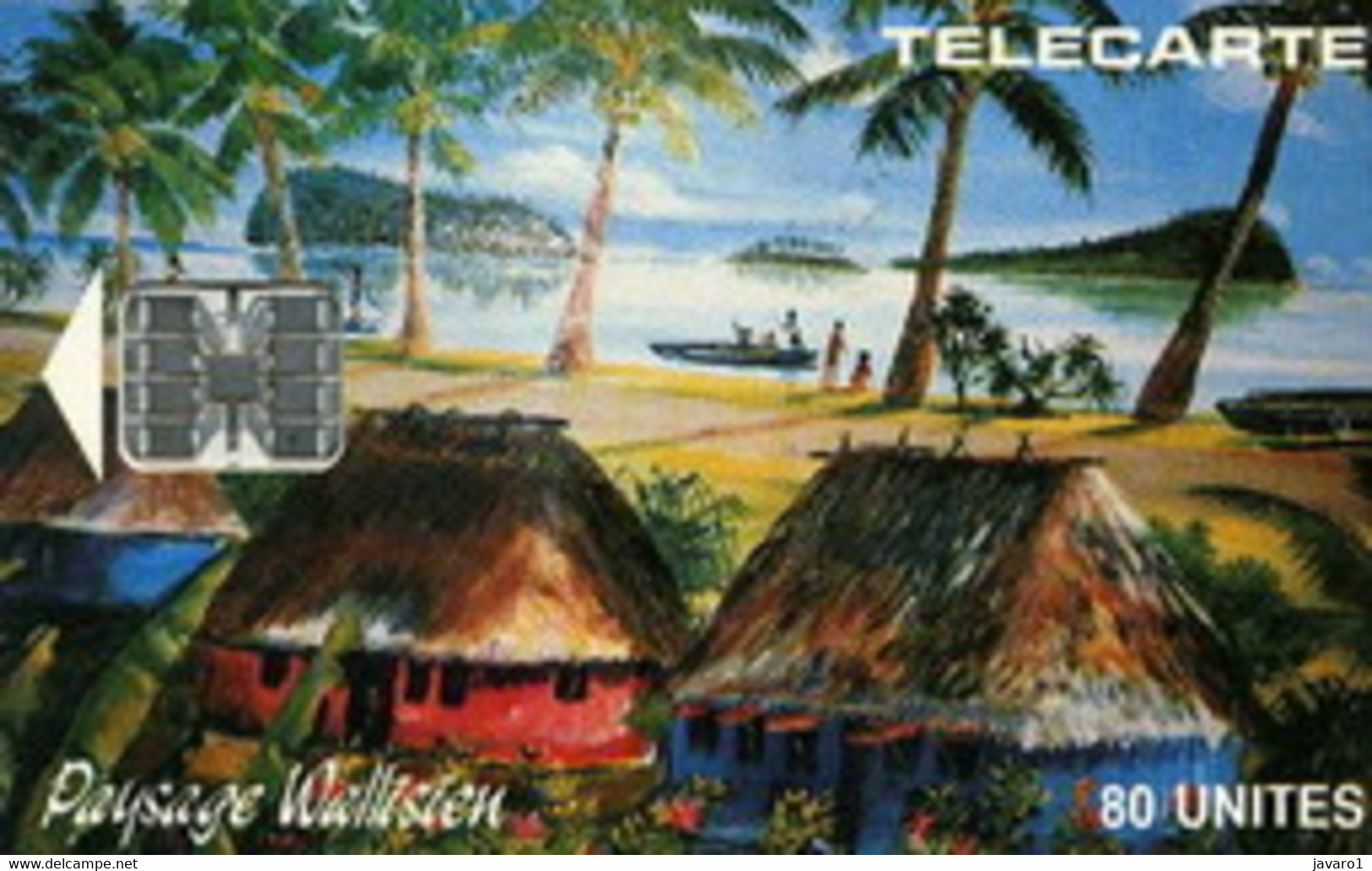 WALLISFUT : WAF04A 80u SI-7 PAYSAGE WALLISIEN MINT - Wallis Und Futuna