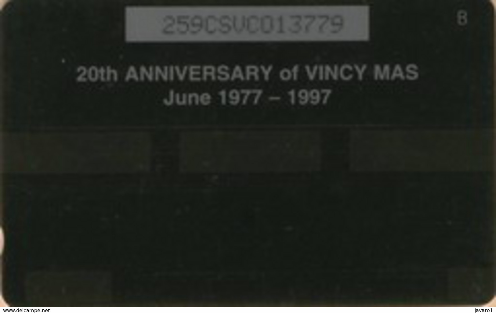 STVINCENT : 259C 20 20th VINCY Mas USED - St. Vincent & The Grenadines