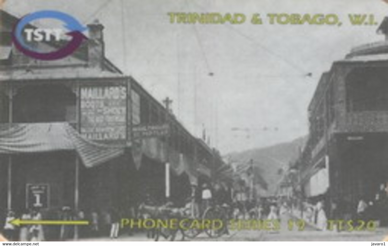 TRINIDAD : 267A TT$20 Frederick Street USED - Trinidad & Tobago